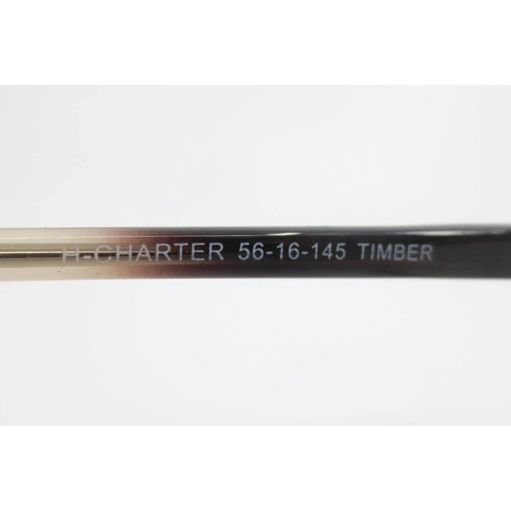 Horizon H-Charter Aviator Eyeglasses Timber Brown Gradient 56-16-145 H-CHARTER